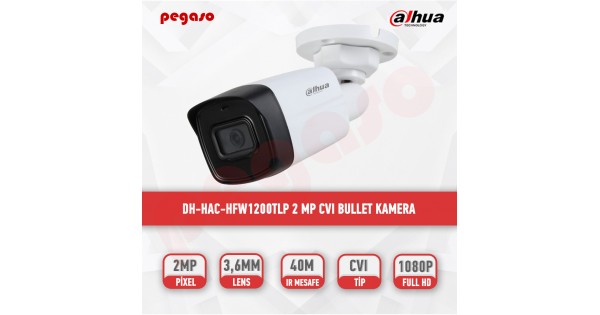 DAHUA DH HAC HFW1200TLP 2 MP AHD BULLET KAMERA