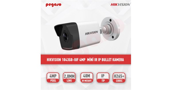 Hikvision G Iuf Mp Mm Mini Ir Bullet Kamera Dahili Mikrofonlu