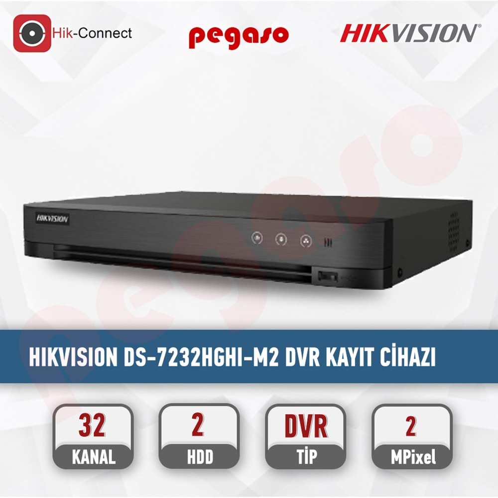 HIKVISION DS-7232HGHI-M21080P 32 KANAL KAYIT CİHAZI