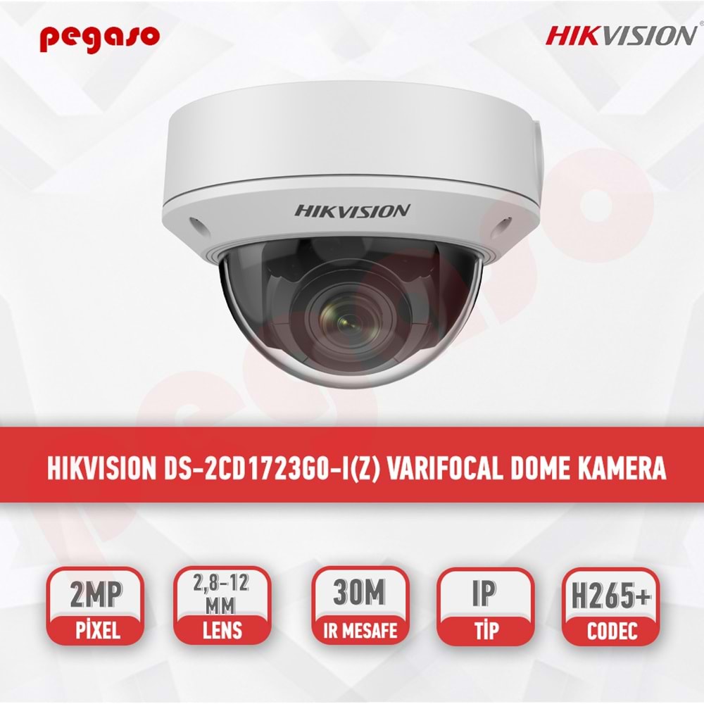 Hikvision DS-2CD1723G0-IZS 2.0 Mp 2.8-12 mm VF Ip