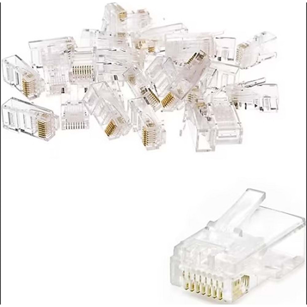 100 ADET CAT6 RJ45 KONNEKTÖR