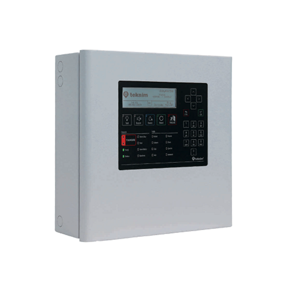 TEKNİM TFP-1211 AKILLI ADRESLİ YANGIN ALARM PANELİ. 1 LOOP,NETWORK EDİLEBİLİR