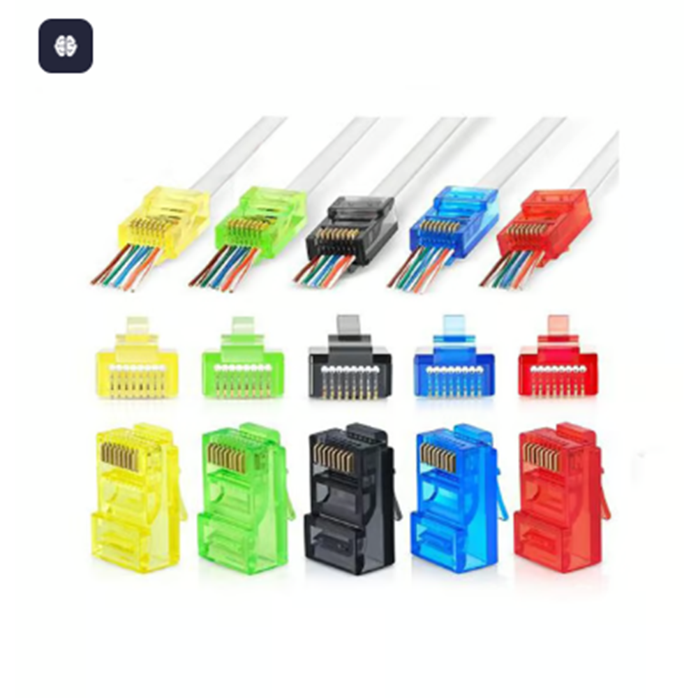100 ADET RENKLİ YENİ NESİL RJ45