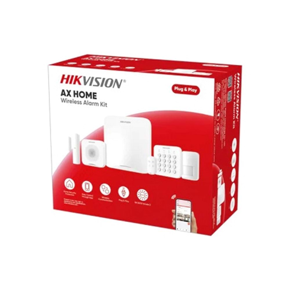 Hikvision DS-PA201P-Kit-32WE Wifi Alarm Kontrol Kiti(AX Home)