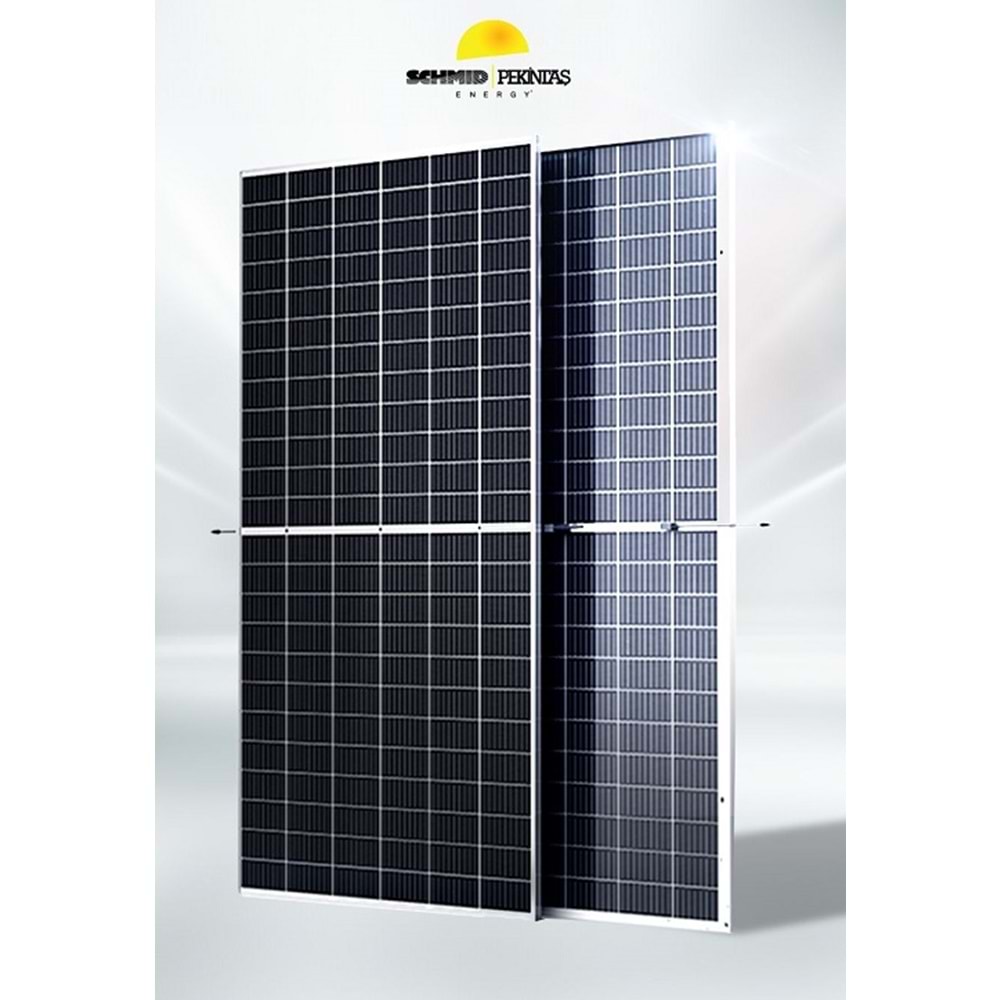 TOPCon – Half Cut – Cam-Cam Bifacial Güneş Paneli (SPE 585 - SPE 590 - SPE 595)