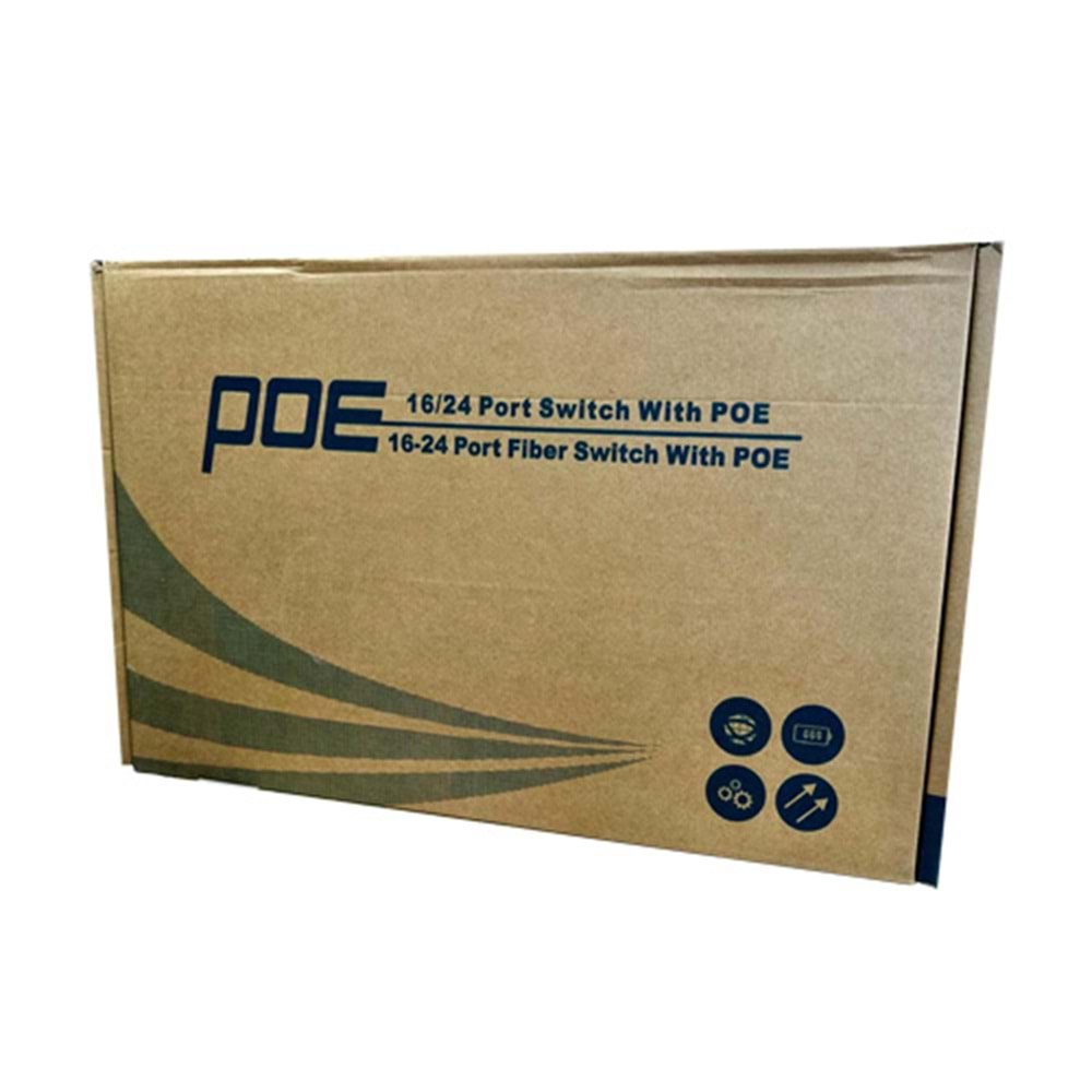 24 PORT POE 10/100 2*SFP 10/100/1000 SWİTCH