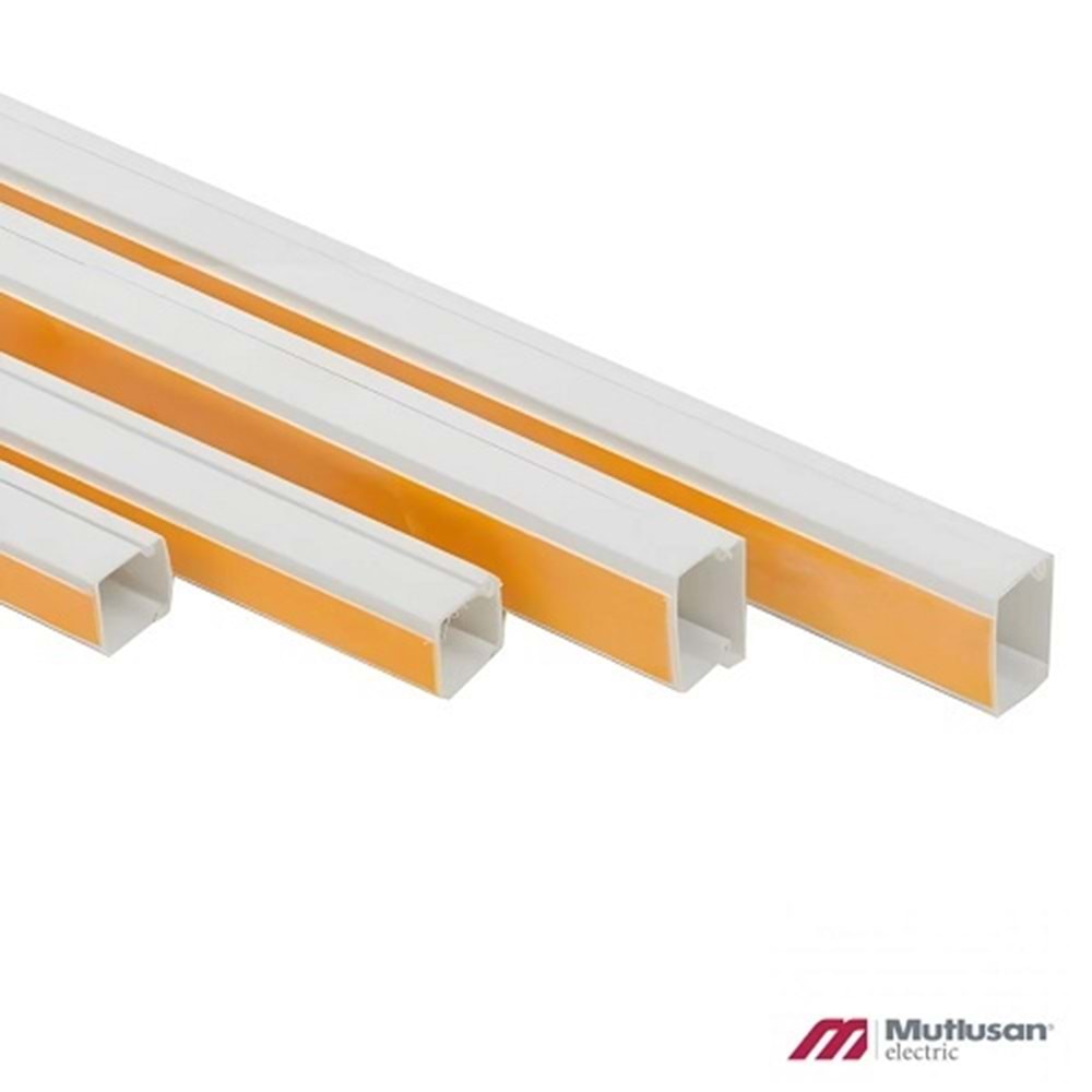 2 METRE 25x25 YAPIŞKAN BANTLI KABLO KANALI