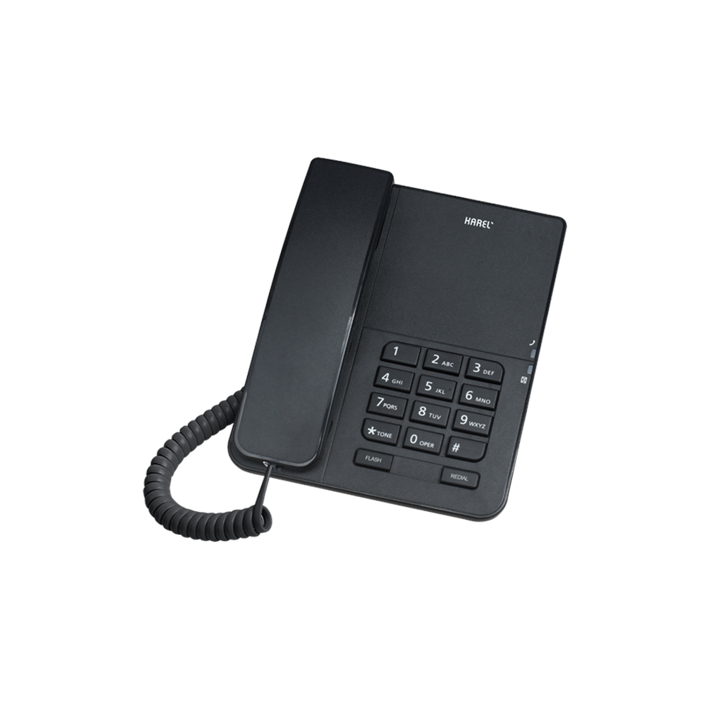 Karel Tm140 Analog Masaüstü Siyah Kablolu Telefon