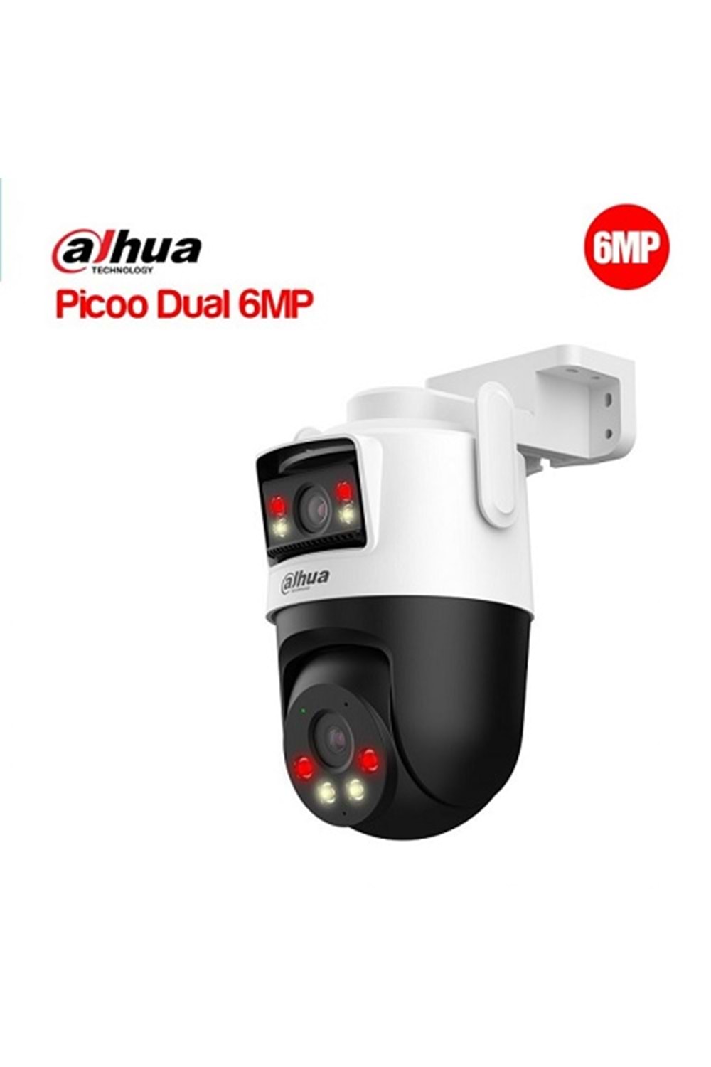 DAHUA DH-IPC-WPT1339DD-SW-3E2-PV 3+3MP Outdoor Wi-Fi Dual-Lens Pan & Tilt Camera