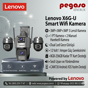 Lenovo W11C-U Smart 3+3Mp 2 Kameralı Smart Kamera