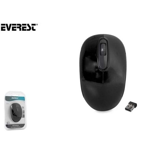 Everest SMW-666 Siyah Usb 2.4Ghz Optik Wireless Mouse