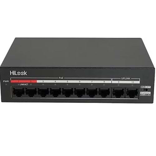 Hilook NS-0110MP-60 8 Port PoE, 60W, +2 Port