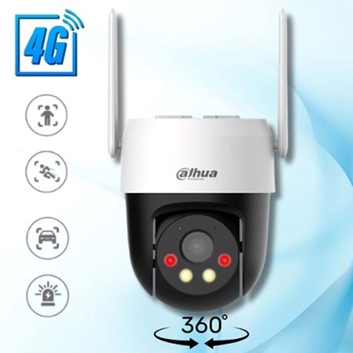 DAHUA DH-P3AE-PV-4G 3MP Fixedfocal4G Pan & Tilt NetworkCamera
