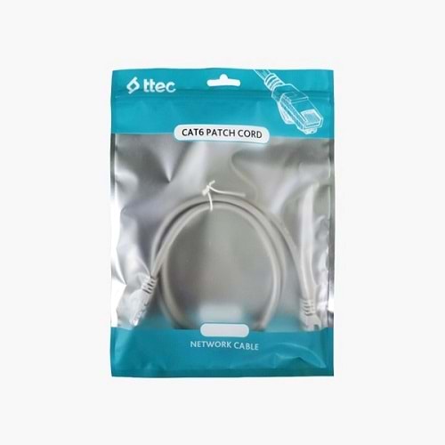 CAT6 Patch Kablo 20cm Gri