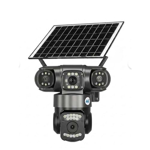 TRIO TR-SGX349 3 LENS AOV 4G-LTE PTZ 5V 2A SOLAR KAMERA TZ3
