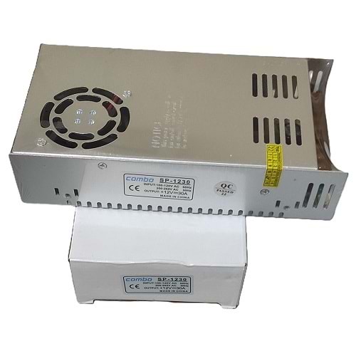 12V 30 AMPER METAL SLİM KASA ADAPTÖR