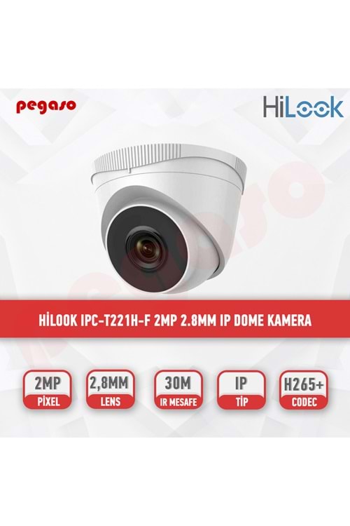 Hilook IPC-T221H-F 2MP 2.8mm Ip Dome Kamera