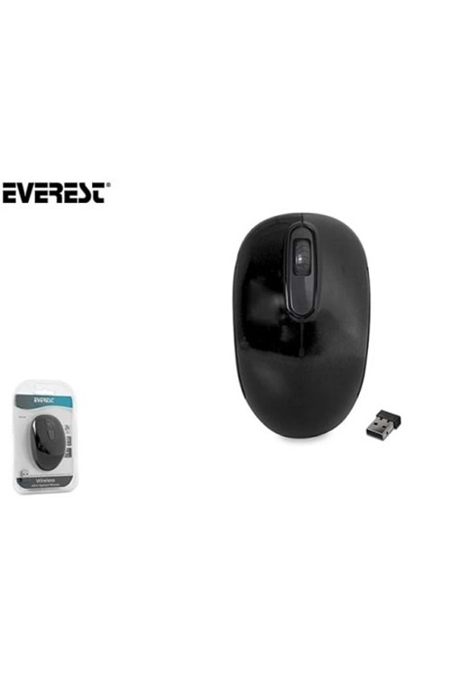 Everest SMW-666 Siyah Usb 2.4Ghz Optik Wireless Mouse