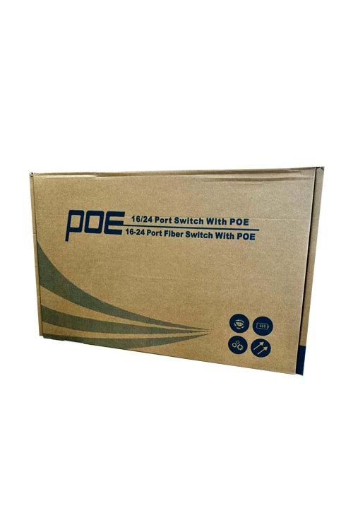 24 PORT POE 10/100 2*SFP 10/100/1000 SWİTCH