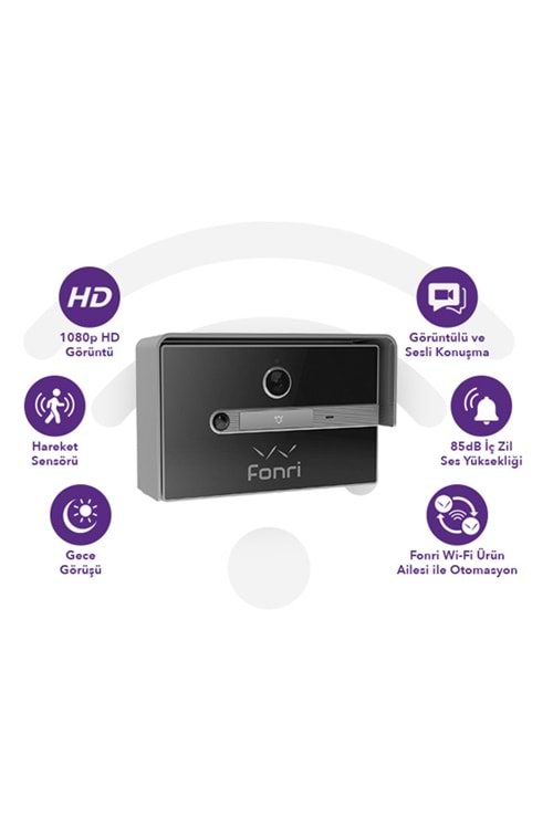 FONRİ Wİ-Fİ AKILLI KAPI ZİLİ
