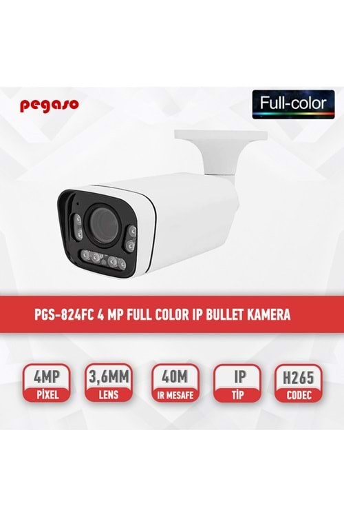 PGS-824FC 4MP WARM LED IP BULLET