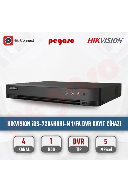HIKVISION iDS-7204HQHI-M1/FA 1080P 4 Kanal HDTVIAcuSense DVR