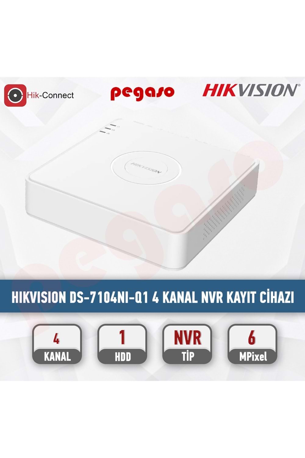 HIKVISION DS-7104NI-Q1UHK 4 Kanal NVR