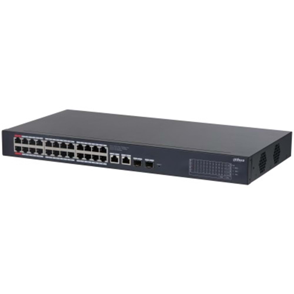 DAHUA DH-CS4228-24GT-375 28-Port Yönetilebilir 24-Port PoE Bulut Gigabit Switch
