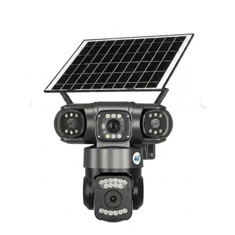 TRIO TR-SGX349 3 LENS AOV 4G-LTE PTZ 5V 2A SOLAR KAMERA TZ3