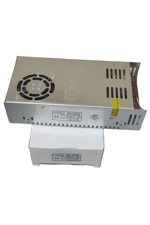 12V 30 AMPER METAL SLİM KASA ADAPTÖR