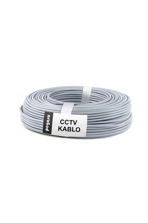 KALİTELİ 2+1 100 METRE CCTV KAMERA KABLOSU (1 COAX + 2X050MM)