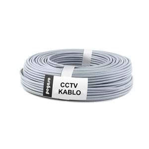 EKONOMİK 2+1 100 METRE CCTV KAMERA KABLOSU (1 COAX + 2X022MM)