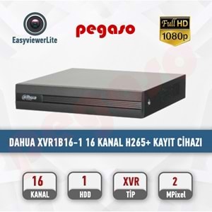 DAHUA XVR1B16-1 16 KANAL PENTA-BRİD 1080N CONPACT 1U DVR H265+