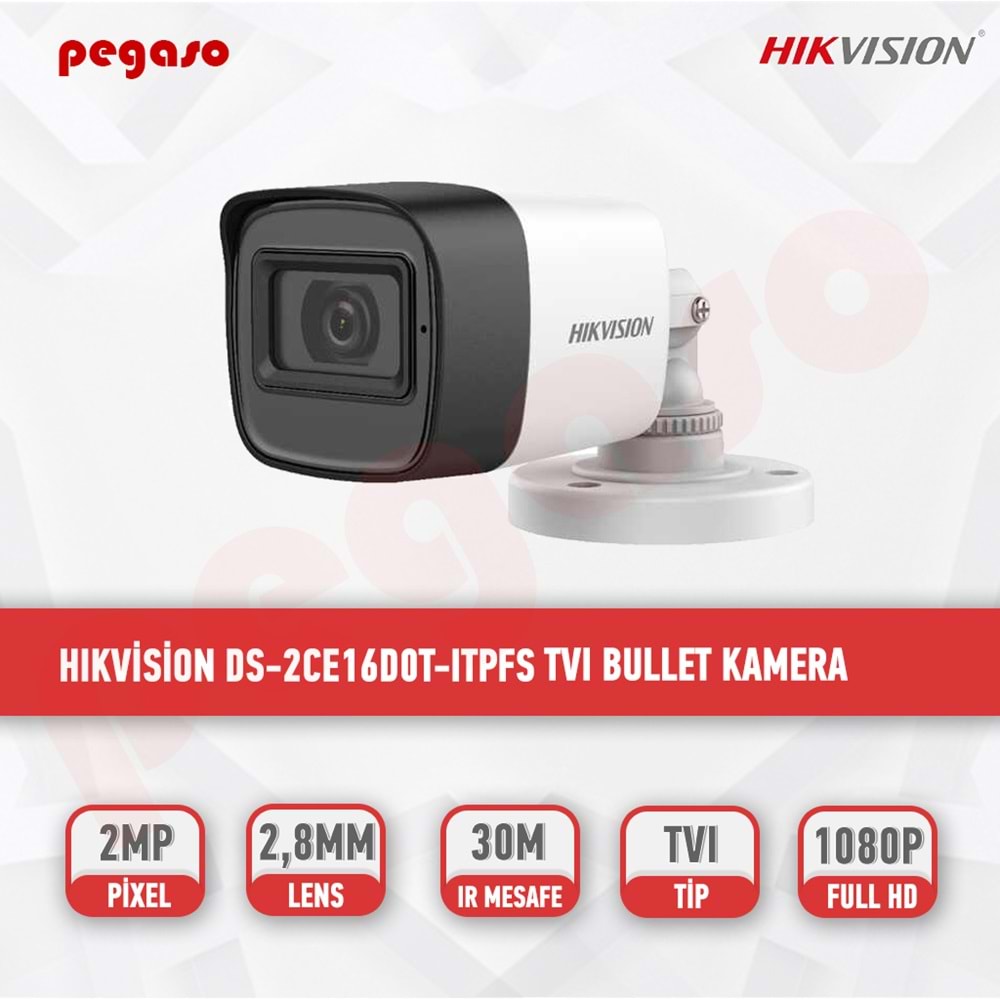 HIKVISION DS-2CE16D0T EXIPF 3.6MM AHD KAMERA